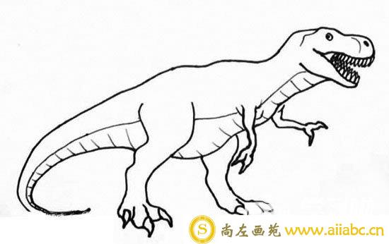 恐龙的简笔画