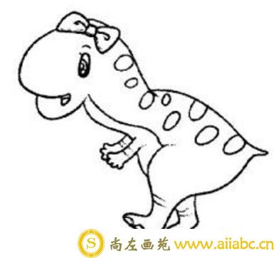 恐龙的简笔画