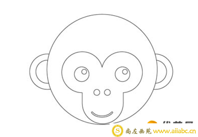 可爱小猴子怎么画 古灵精怪的美猴王简笔画画法 只需要简单4笔就可以画好_