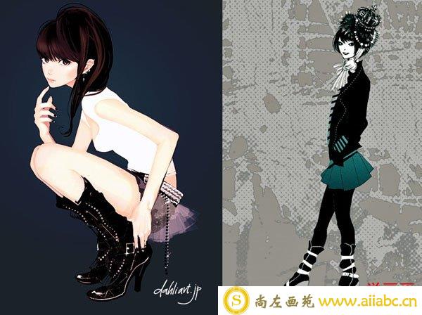 日本艺术家 Dahlia的创意时尚插画设计 - 图9