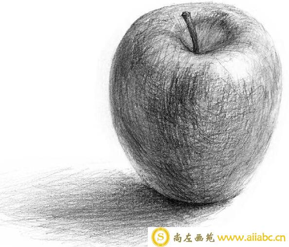 素描怎样把一个苹果画的更好？