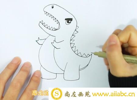 恐龙简笔画怎么画？恐龙简笔画步骤教程