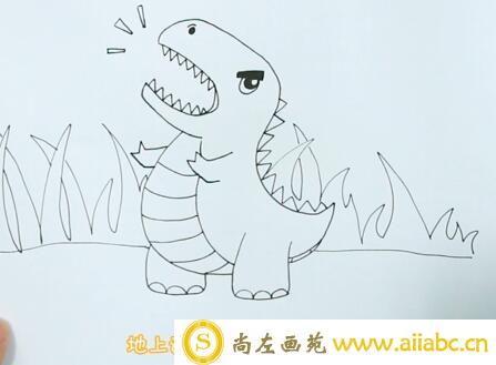 恐龙简笔画怎么画？恐龙简笔画步骤教程