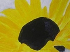 简单的丙烯画太阳花步骤图片详解