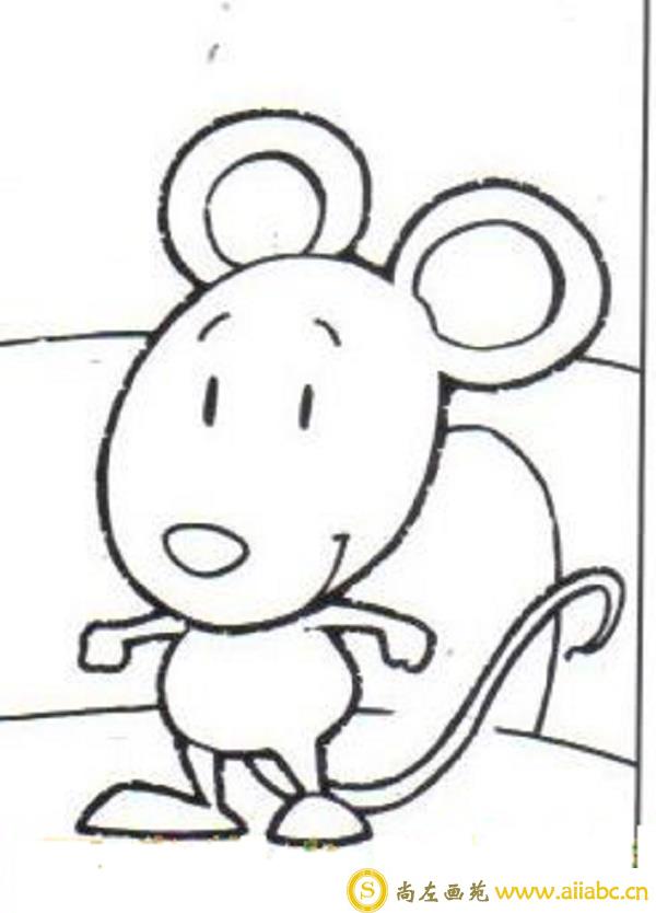 小老鼠怎么画？简单的儿童蜡笔画教程