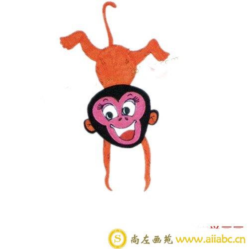 儿童画基础教程猴子捞月步骤图 怎么样画水彩猴子捞月图