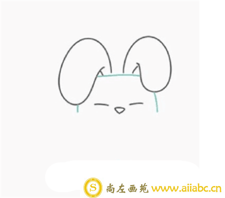 儿童画小动物教程：雪兔子的儿童画画法
