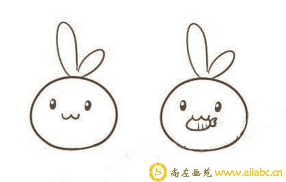小兔子怎么画?可爱的小兔子儿童画教程