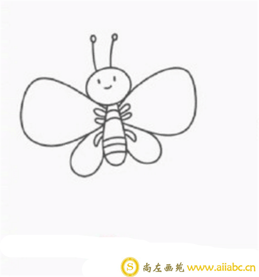 儿童画教程：简单又好看的蝴蝶儿童画画法