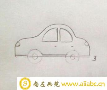 儿童画小汽车的画法