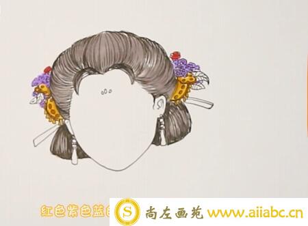 古代女子发型怎么画？古代女子发型画法步骤教程