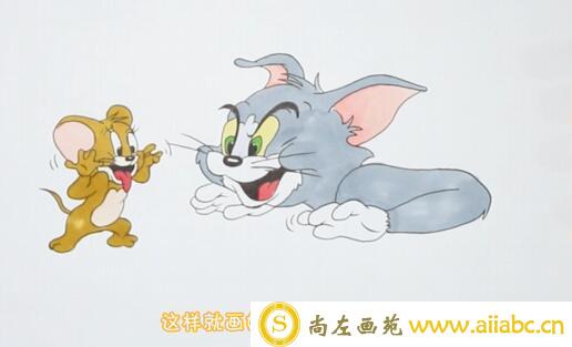 猫和老鼠简笔画怎么画？猫和老鼠简笔画步骤教程
