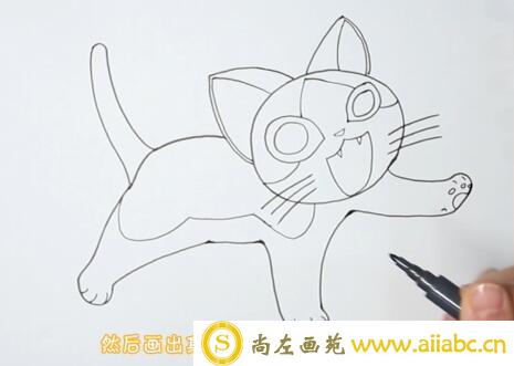 小猫咪简笔画怎么画？小猫咪简笔画步骤教程
