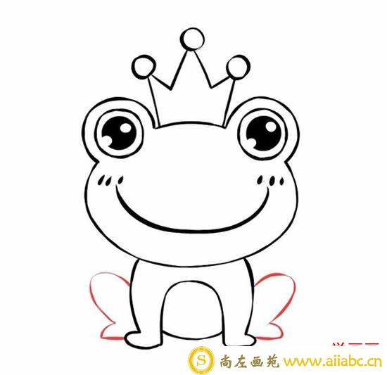青蛙王子简笔画图片