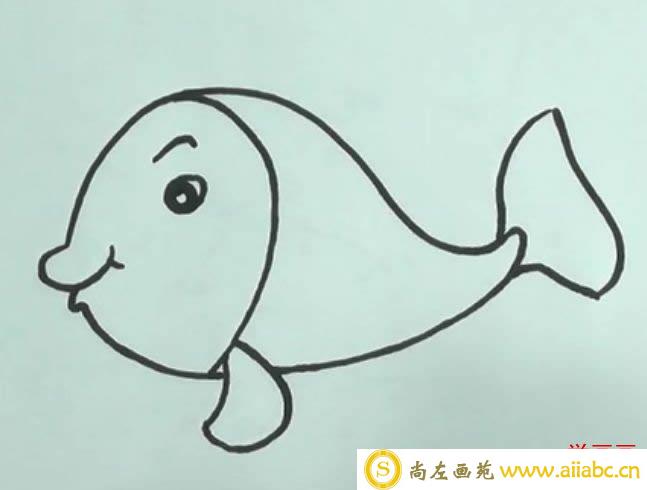 可爱小金鱼简笔画彩色图片