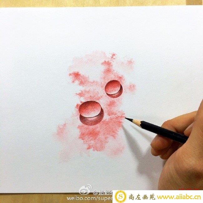 简单的水滴效果彩铅画教程图片 水滴手绘教程 水滴彩铅怎么画 水滴的画法_