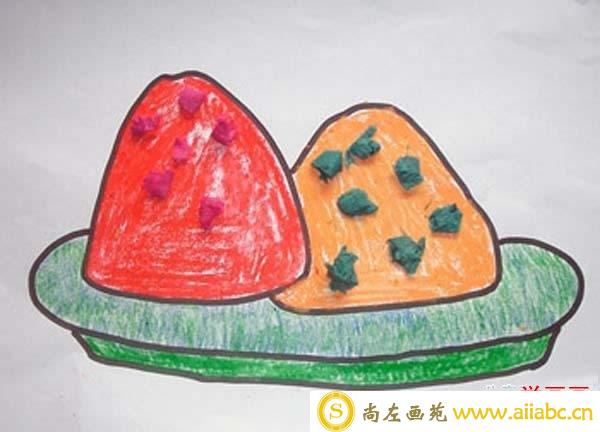 端午节粽子儿童画图片 - 有关粽子的幼儿绘画