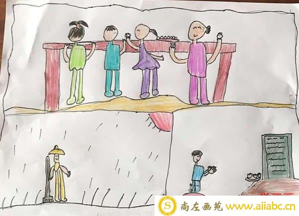 四年级小学生简单的清明节主题儿童画作品