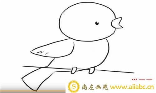 黄鹂鸟怎么画简笔画