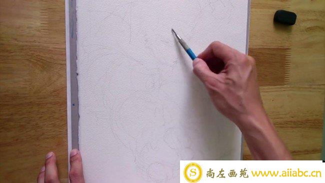 【视频】动漫一拳超人改造人杰诺斯水彩手绘视频教程 杰诺斯的画法_