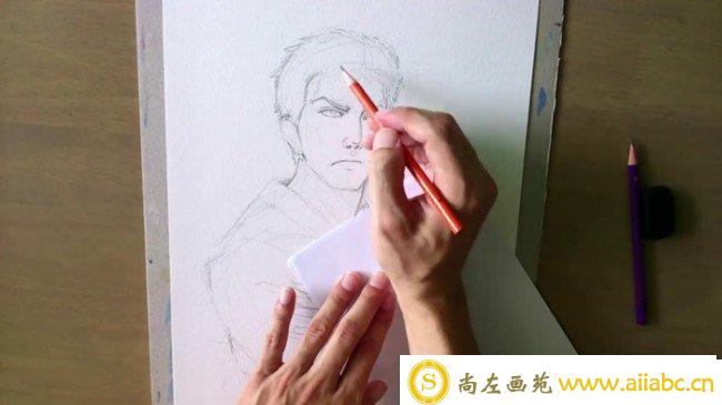 【视频】动漫海贼王索罗水彩手绘视频教程 剑客索罗的画法_