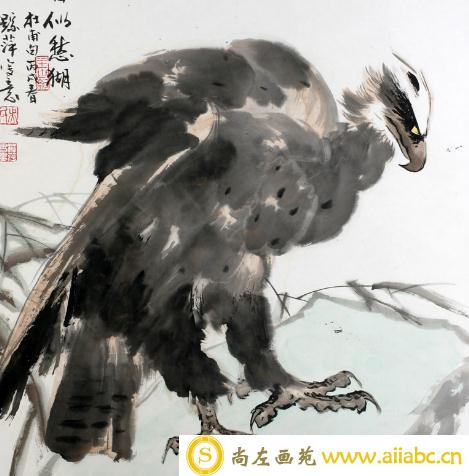 老鹰的中国画图片大全欣赏