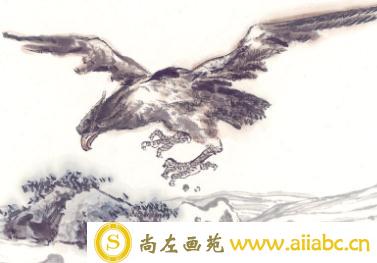 老鹰中国画