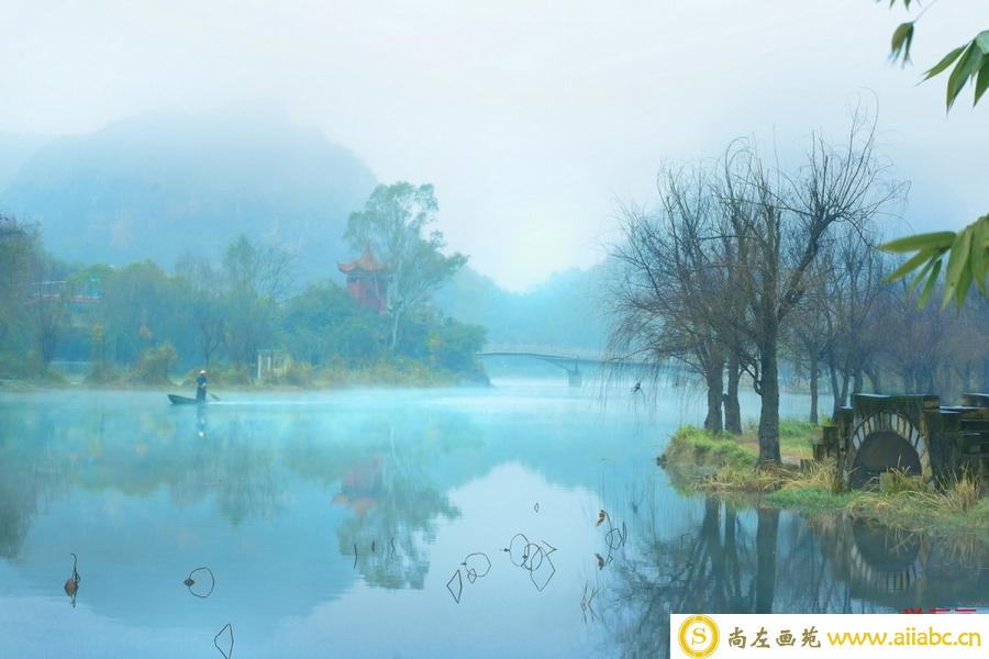 云雾中国画般的普者黑图片 