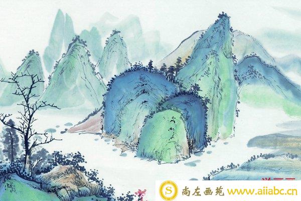 中国画山水