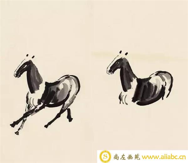 中国画马的画法