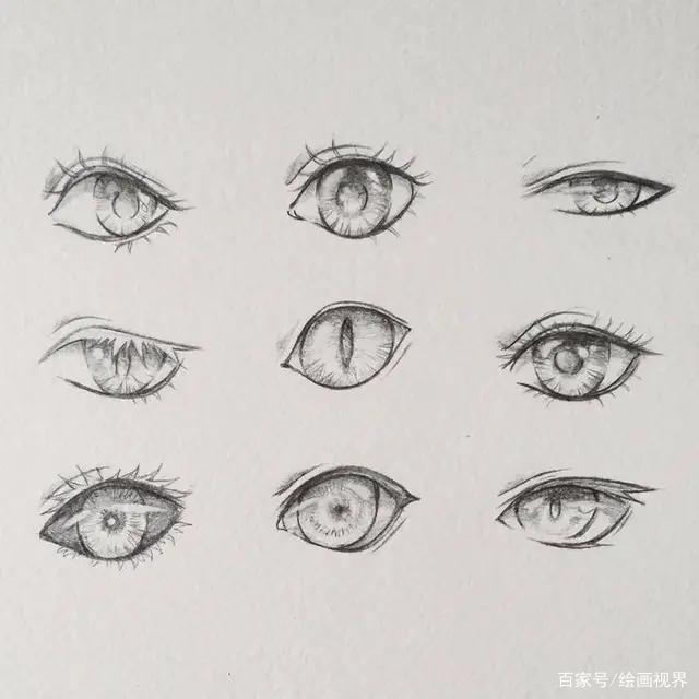 女生漫画眼睛100种画法：眼睛特别漂亮的动漫女生 有图片参考 10张