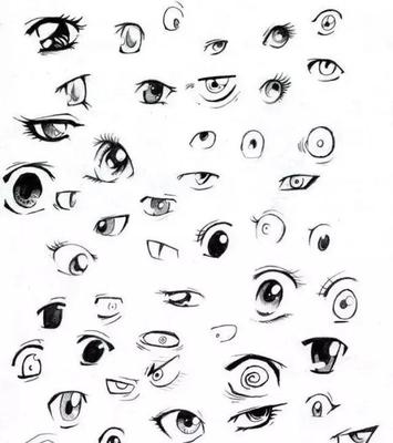女生漫画眼睛100种画法：男生，女生动漫眼睛怎么画好看？