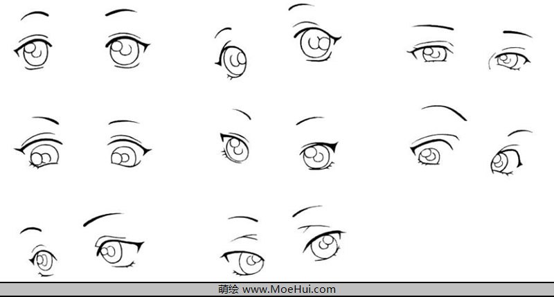 眼睛动漫：怎么画动漫人物的眼睛