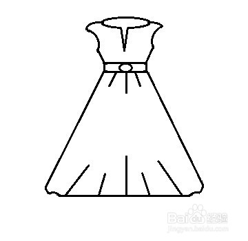 怎么画漂亮的长裙子：怎样画长裙子又简单又漂亮