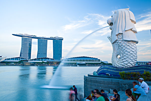 新加坡鱼尾狮卡通：新加坡鱼尾狮公园在哪儿？