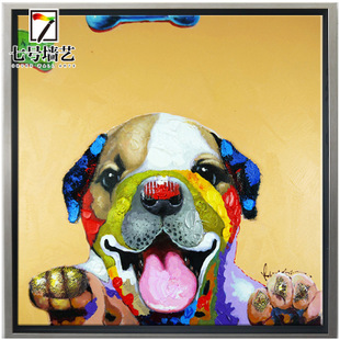 狗狗油画作品：凡艾克油画作品阿尔诺芬尼夫妇像小狗象征