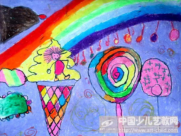 蜡笔画初学者教程冰淇淋：蜡笔小新冰淇淋做法没有冰块怎么做？